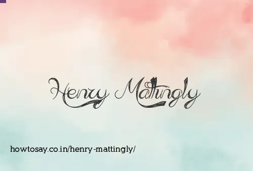 Henry Mattingly