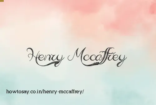 Henry Mccaffrey
