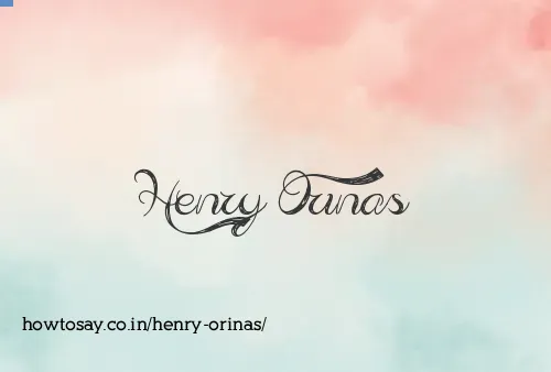 Henry Orinas