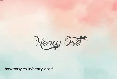 Henry Oset
