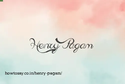Henry Pagam