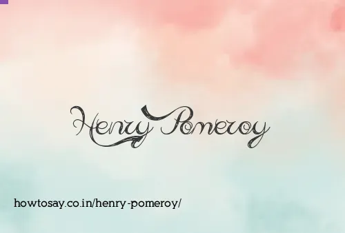 Henry Pomeroy