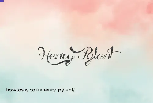 Henry Pylant