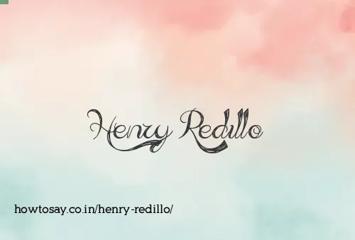Henry Redillo