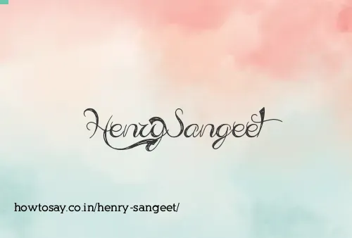 Henry Sangeet