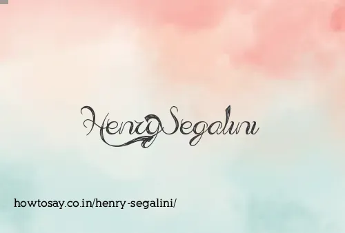 Henry Segalini