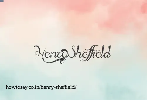 Henry Sheffield