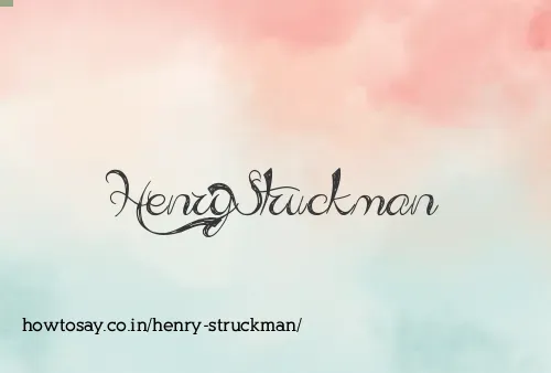 Henry Struckman