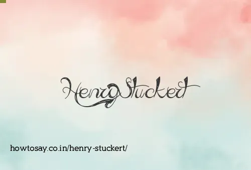 Henry Stuckert