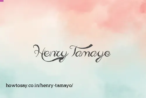 Henry Tamayo