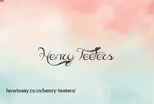 Henry Teeters