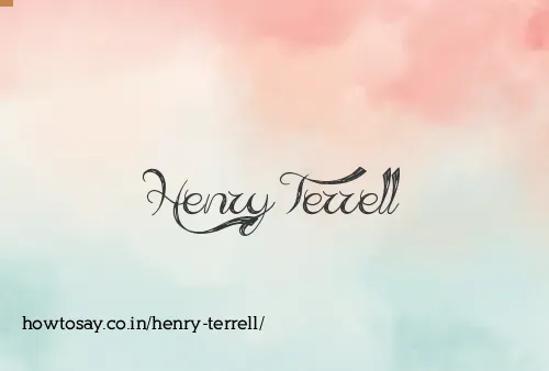Henry Terrell