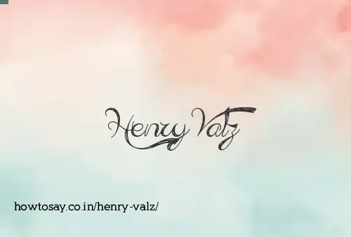 Henry Valz