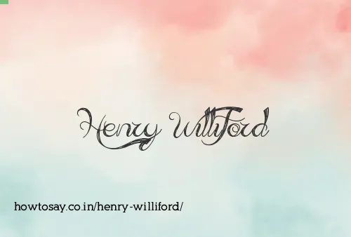 Henry Williford