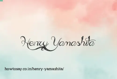 Henry Yamashita