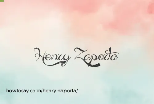 Henry Zaporta