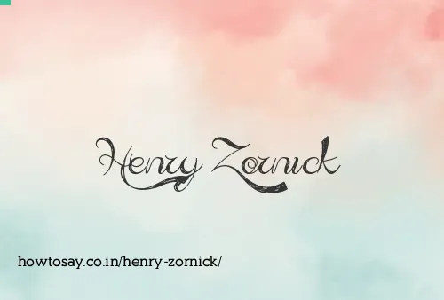Henry Zornick