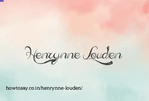 Henrynne Louden