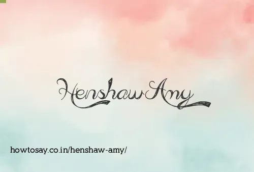 Henshaw Amy