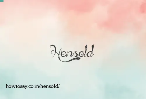 Hensold
