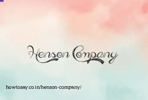 Henson Company