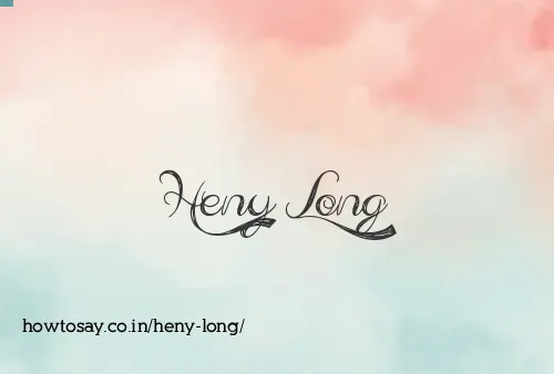 Heny Long