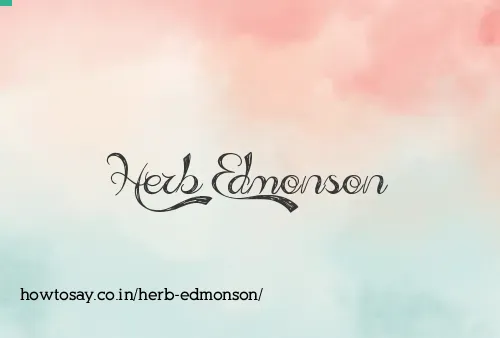 Herb Edmonson