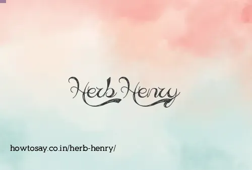 Herb Henry