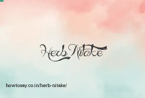 Herb Nitake