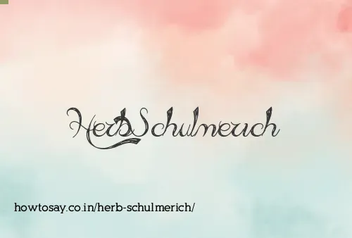 Herb Schulmerich