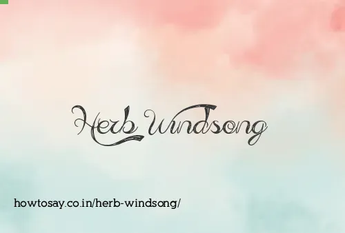 Herb Windsong