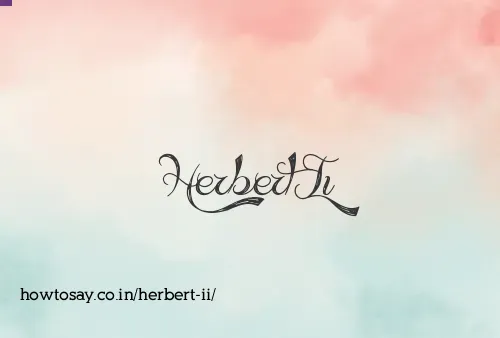 Herbert Ii