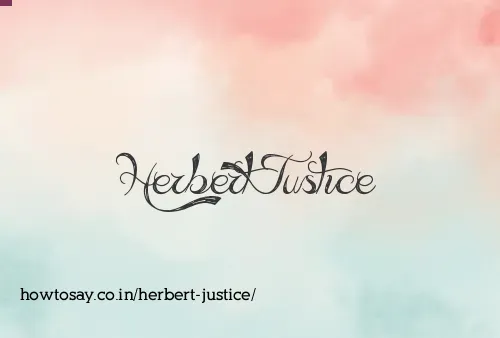 Herbert Justice