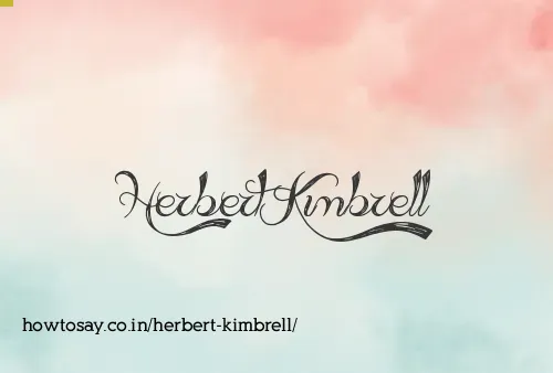 Herbert Kimbrell