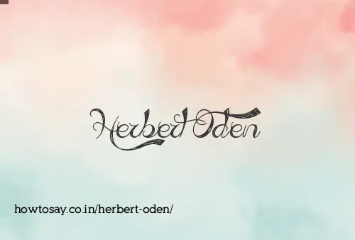 Herbert Oden