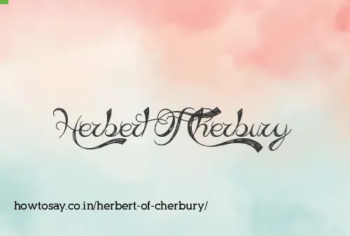 Herbert Of Cherbury