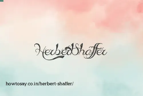 Herbert Shaffer