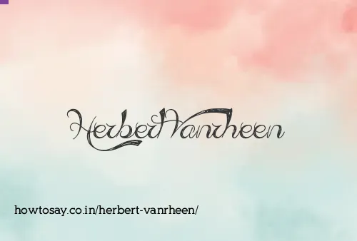 Herbert Vanrheen