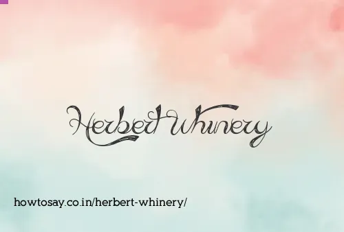Herbert Whinery