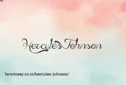 Hercules Johnson