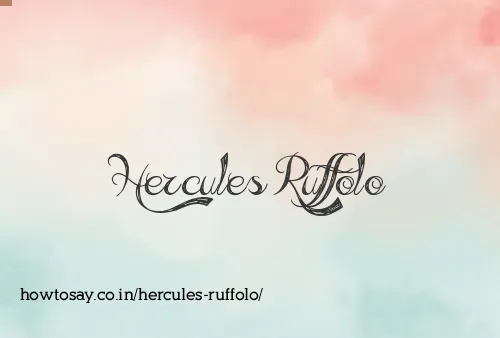 Hercules Ruffolo