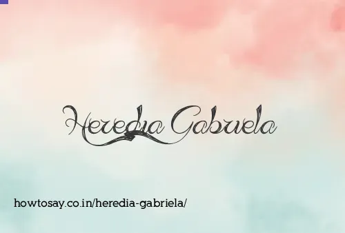 Heredia Gabriela