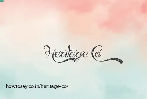 Heritage Co