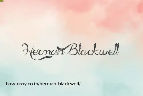 Herman Blackwell