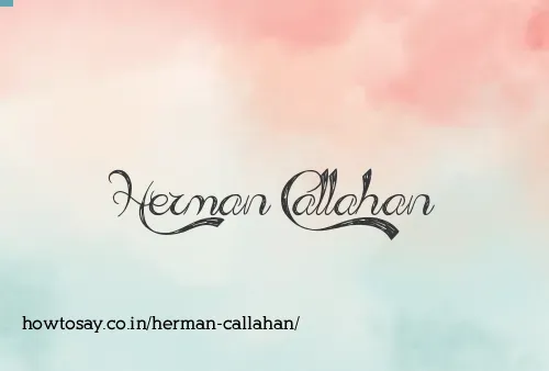 Herman Callahan