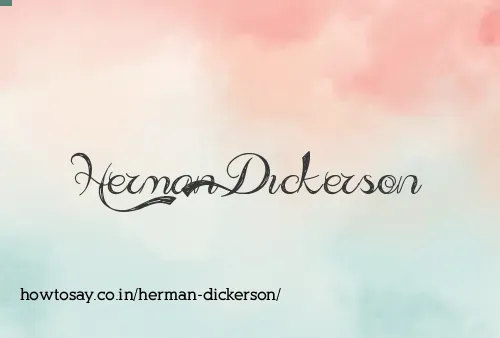 Herman Dickerson