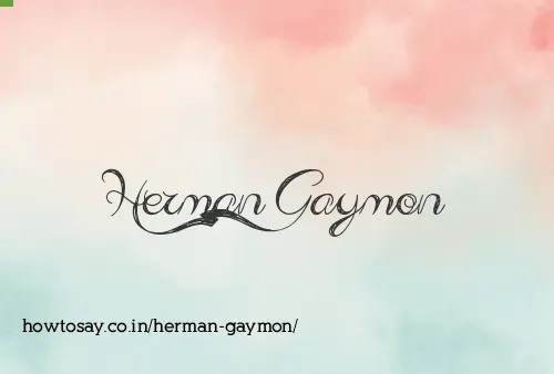 Herman Gaymon