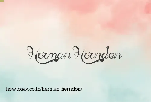 Herman Herndon