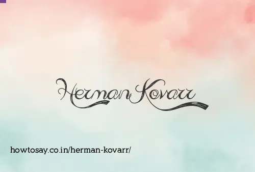 Herman Kovarr