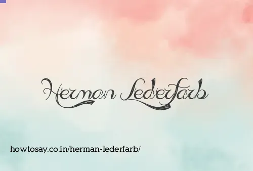 Herman Lederfarb